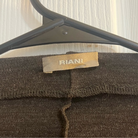 RIANI Wool Dress Charcoal Gray Size 6 - Picture 2 of 7